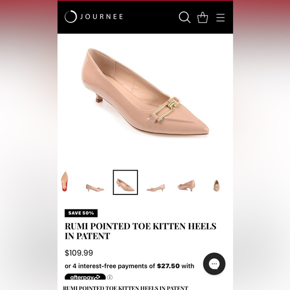 JOURNEE COLLECTION, Patent Leather ((NWOT) - Picture 7 of 7